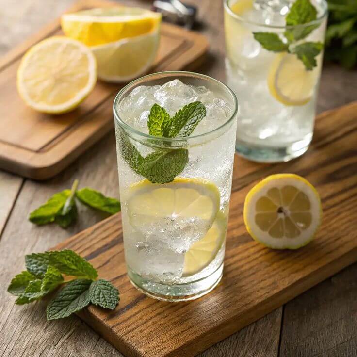 Sparkling Elderflower Lemonade